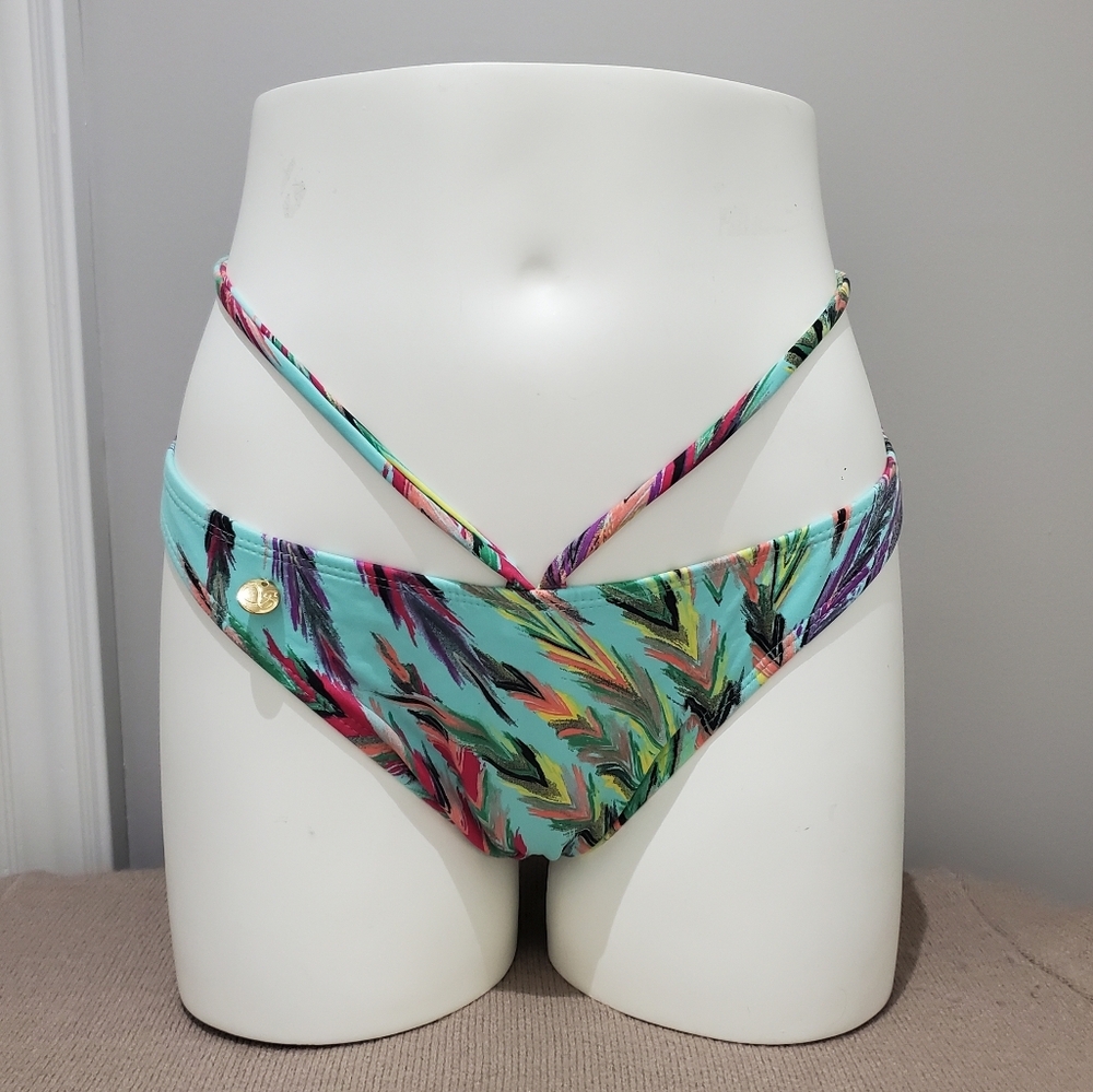 Stik Modas Europe Colourful Strappy Cherky Bikini Bottom